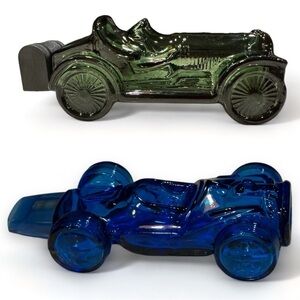 VINTAGE 1970’s~AVON~CLASSIC CARS~GREEN “STRAIGHT EIGHT”~& BLUE “SURE WINNER”~G2W